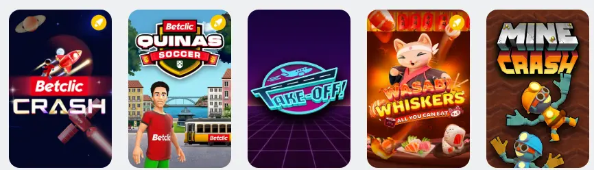 Estúdios e fornecedores BETCLIC PT